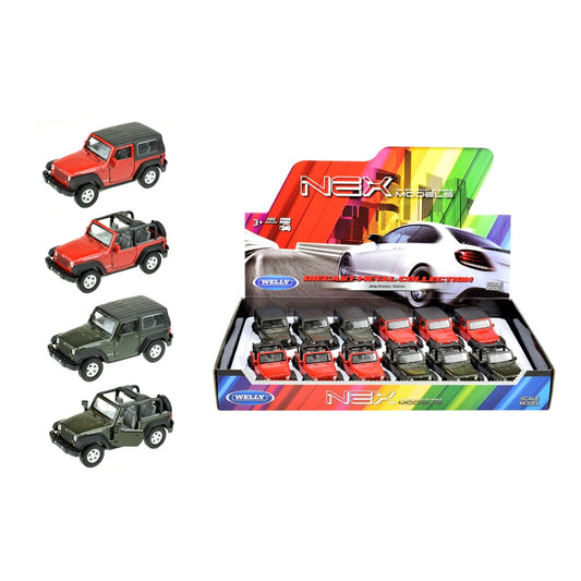 Masina Jeep Wrangler Rubicon Welly - Toi-Toys