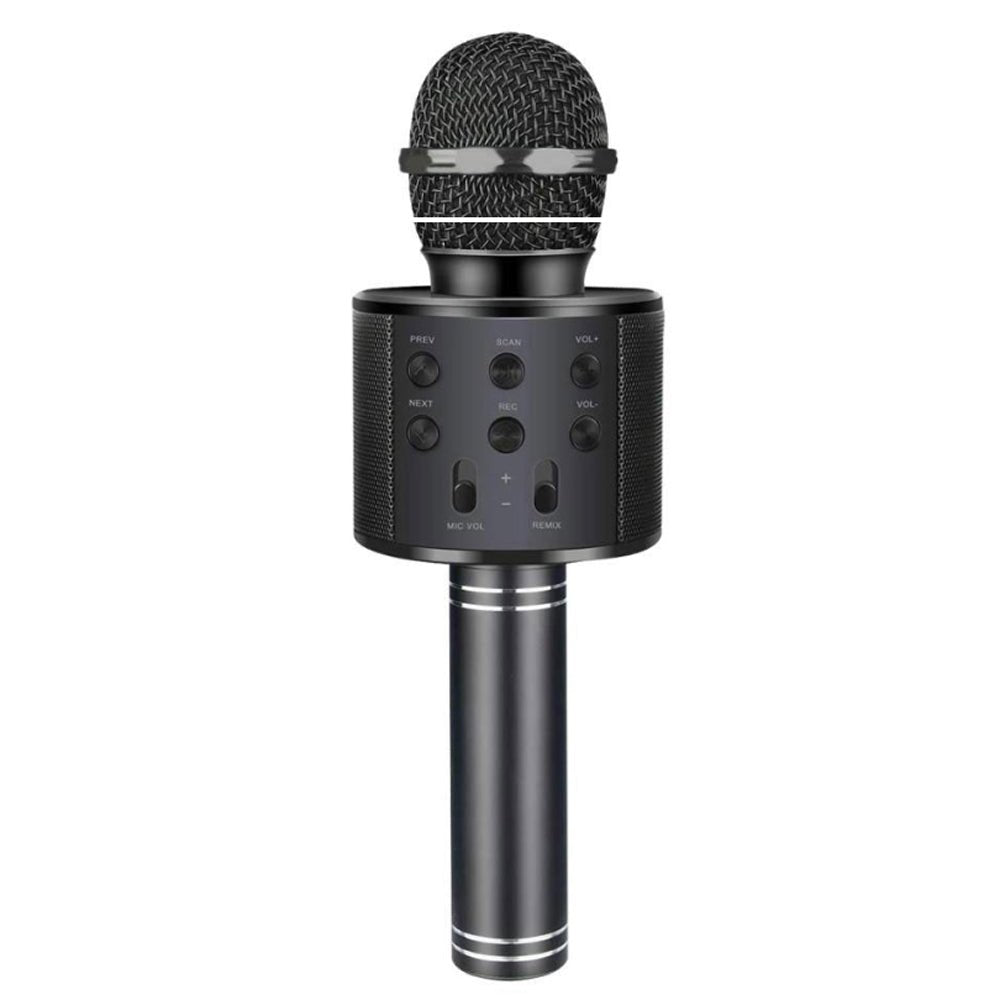 Microfon karaoke cu baterii Atelieru' lui Mesterica | Jucarii, haine si incaltaminte pentru copii