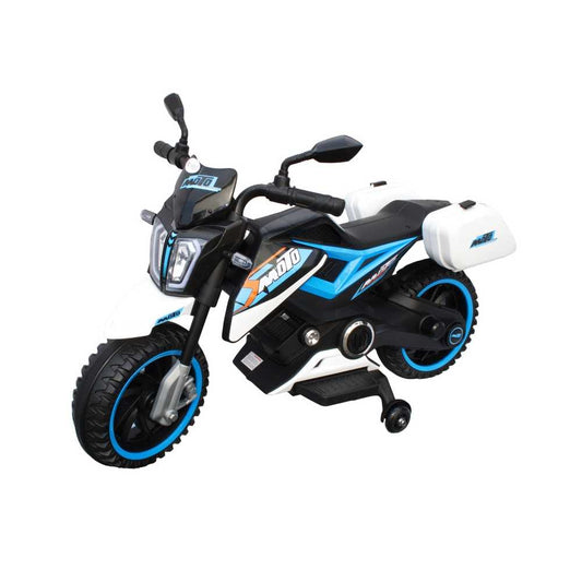 Motocicleta cu acumulator, 1 motor, 12V, 4A Atelieru' lui Mesterica | Jucarii, haine si incaltaminte pentru copii