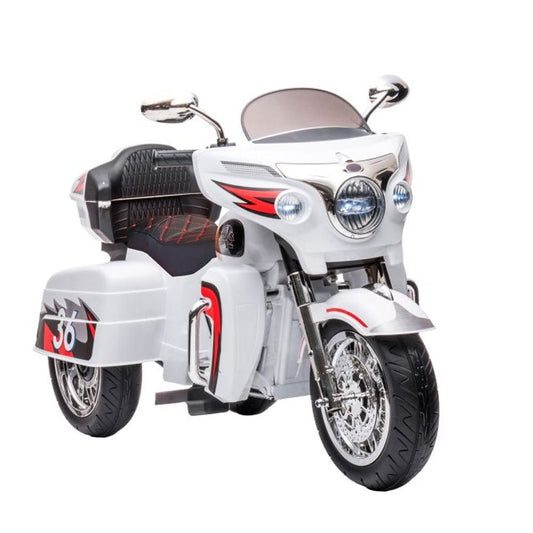 Motocicleta cu acumulator, 2 motoare, 12V, 4.5A Atelieru' lui Mesterica | Jucarii, haine si incaltaminte pentru copii