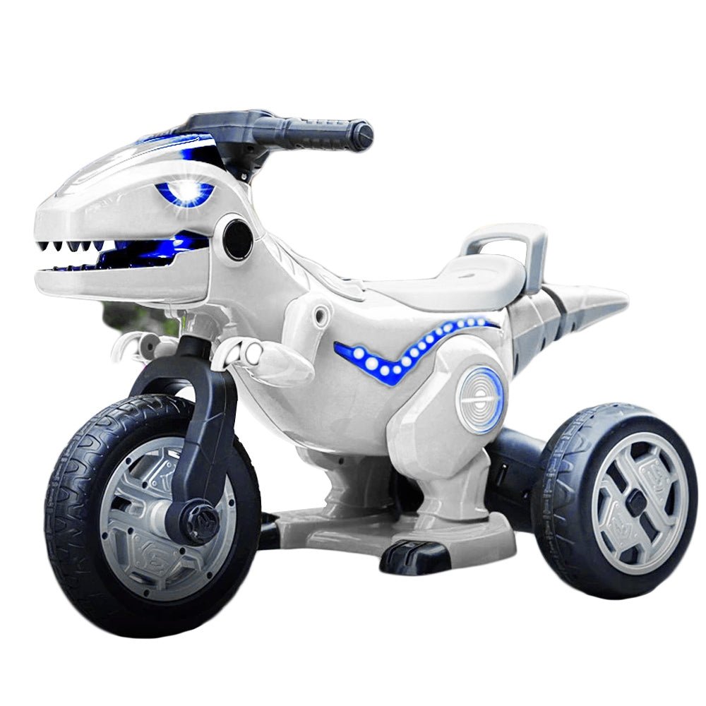 Motocicleta dinozaur cu acumulator, 2 motoare, 12V, 5A Atelieru' lui Mesterica | Jucarii, haine si incaltaminte pentru copii