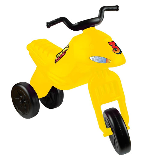 Motocicleta fara pedale, galbena - ROBENTOYS Atelieru' lui Mesterica | Jucarii, haine si incaltaminte pentru copii