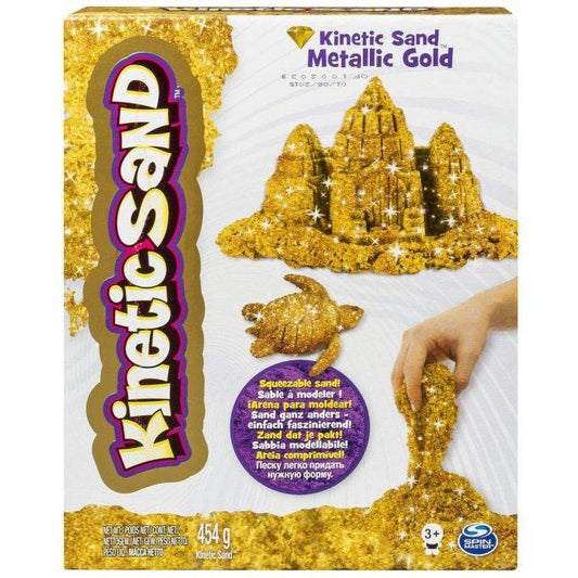 NISIP KINETIC METALE SI MINERALE STRALUCITOARE AURIU - Atelieru' lui Mesterica
