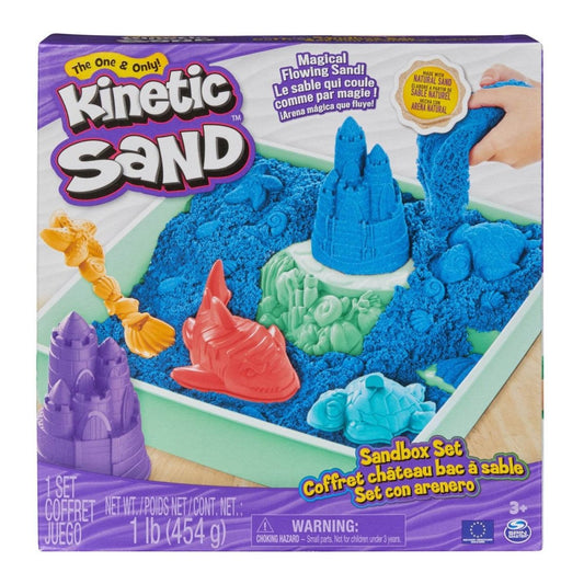 NISIP KINETIC SET COMPLET ALBASTRU - Atelieru' lui Mesterica