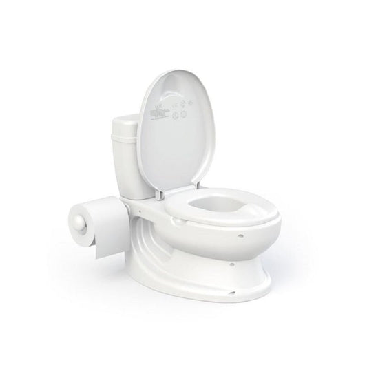 Olita tip WC, cu sunet, alb, 28x39x38cm - Dolu Atelieru' lui Mesterica | Jucarii, haine si incaltaminte pentru copii