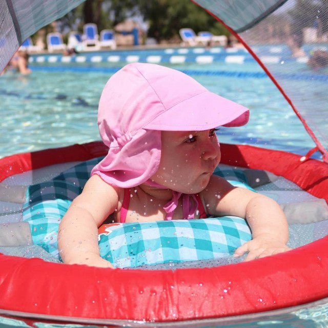 Palariuta roz cu protectie UV UPF50+ Atelieru' lui Mesterica | Jucarii, haine si incaltaminte pentru copii