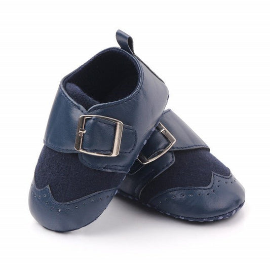 Pantofi eleganti bleumarine cu catarama Atelieru' lui Mesterica | Jucarii, haine si incaltaminte pentru copii