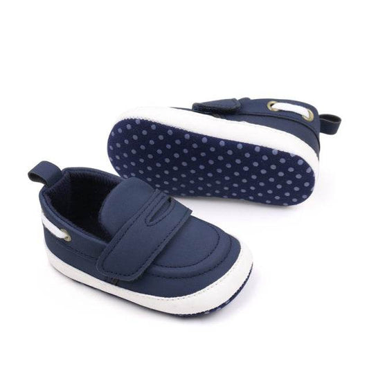 Pantofiori bleumarine pentru baietei - Star Atelieru' lui Mesterica | Jucarii, haine si incaltaminte pentru copii