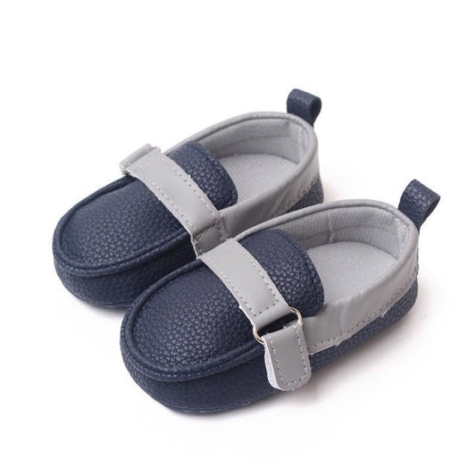 Pantofiori bleumarine tip mocasini - Beldy Atelieru' lui Mesterica | Jucarii, haine si incaltaminte pentru copii