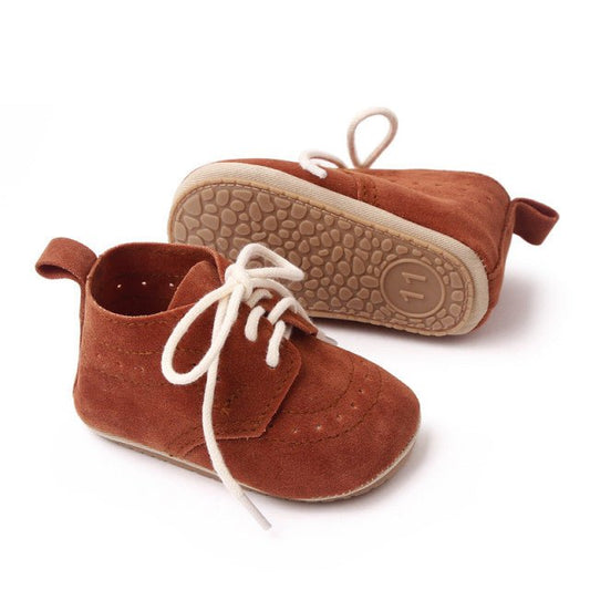 Pantofiori maro - Elegant Atelieru' lui Mesterica | Jucarii, haine si incaltaminte pentru copii
