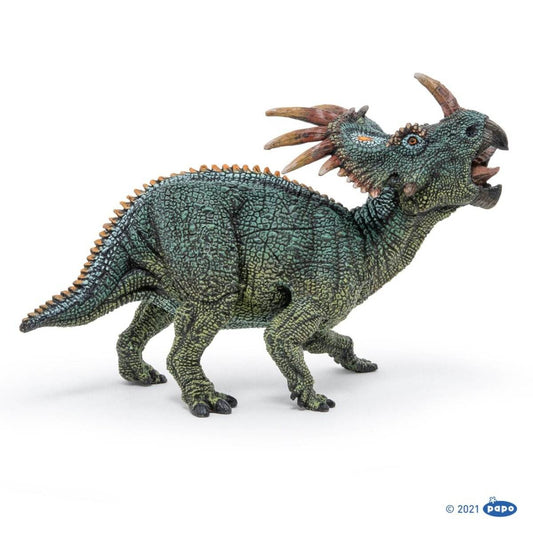 PAPO FIGURINA STYRACOSAURUS VERDE - Atelieru' lui Mesterica