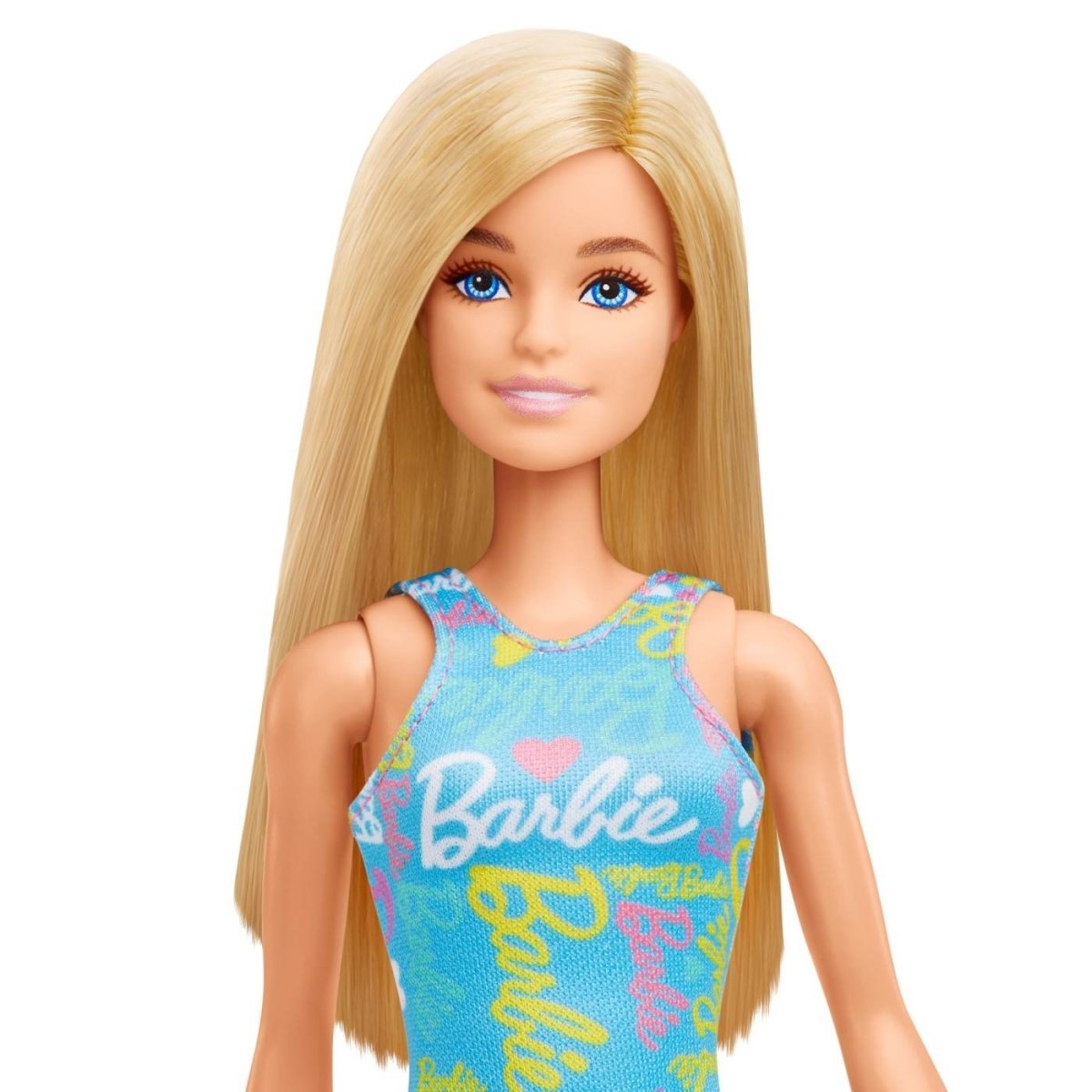 PAPUSA BARBIE BLONDA CU ROCHITA ALBASTRA Atelieru' lui Mesterica | Jucarii, haine si incaltaminte pentru copii
