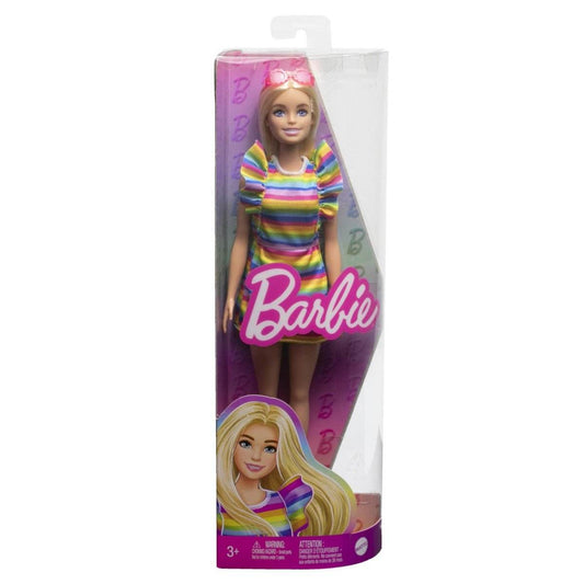 PAPUSA BARBIE FASHIONISTA BLONDA CU APARAT DENTAR - Atelieru' lui Mesterica