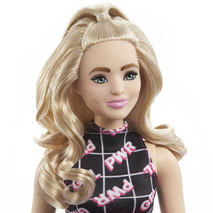 PAPUSA BARBIE FASHIONISTA BLONDA CU BORSETA ROZ Atelieru' lui Mesterica | Jucarii, haine si incaltaminte pentru copii