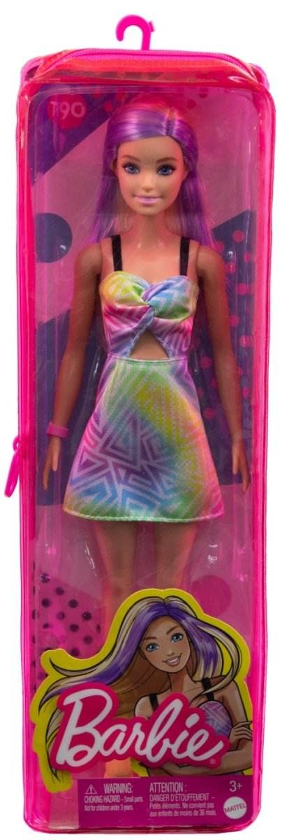 PAPUSA BARBIE FASHIONISTA BLONDA CU SUVITE MOV - Atelieru' lui Mesterica
