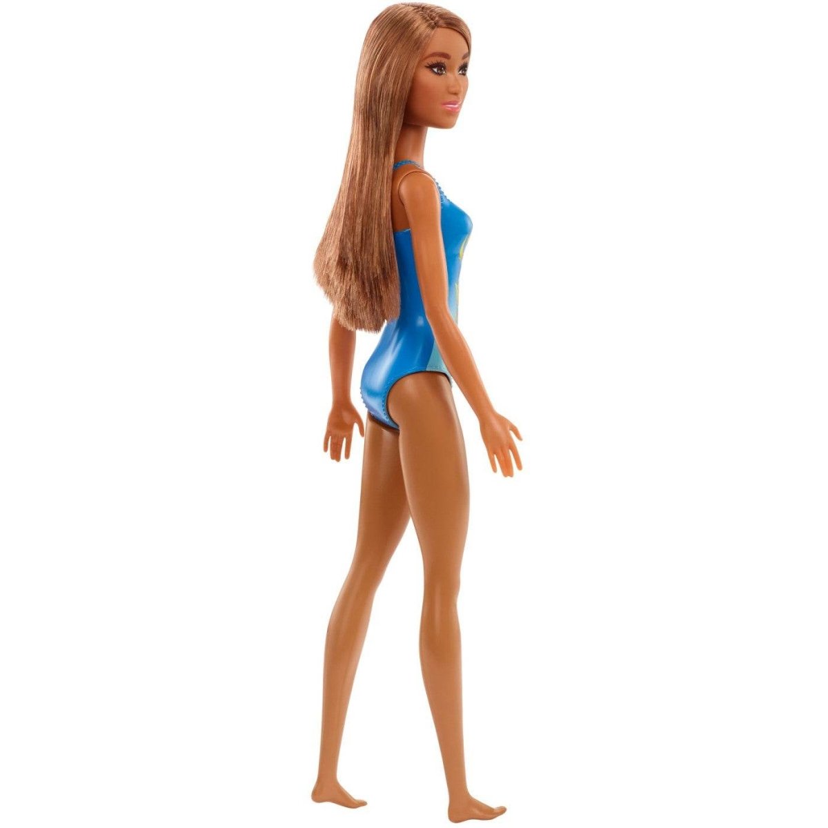 PAPUSA BARBIE SATENA CU COSTUM DE BAIE ALBASTRU Atelieru' lui Mesterica | Jucarii, haine si incaltaminte pentru copii