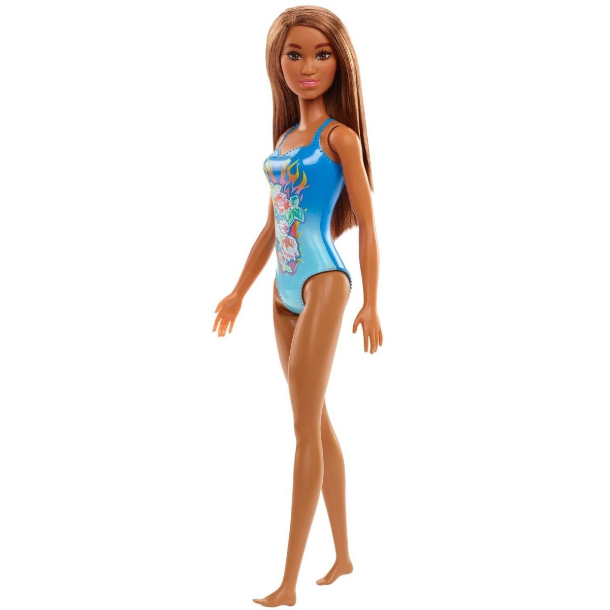 PAPUSA BARBIE SATENA CU COSTUM DE BAIE ALBASTRU Atelieru' lui Mesterica | Jucarii, haine si incaltaminte pentru copii
