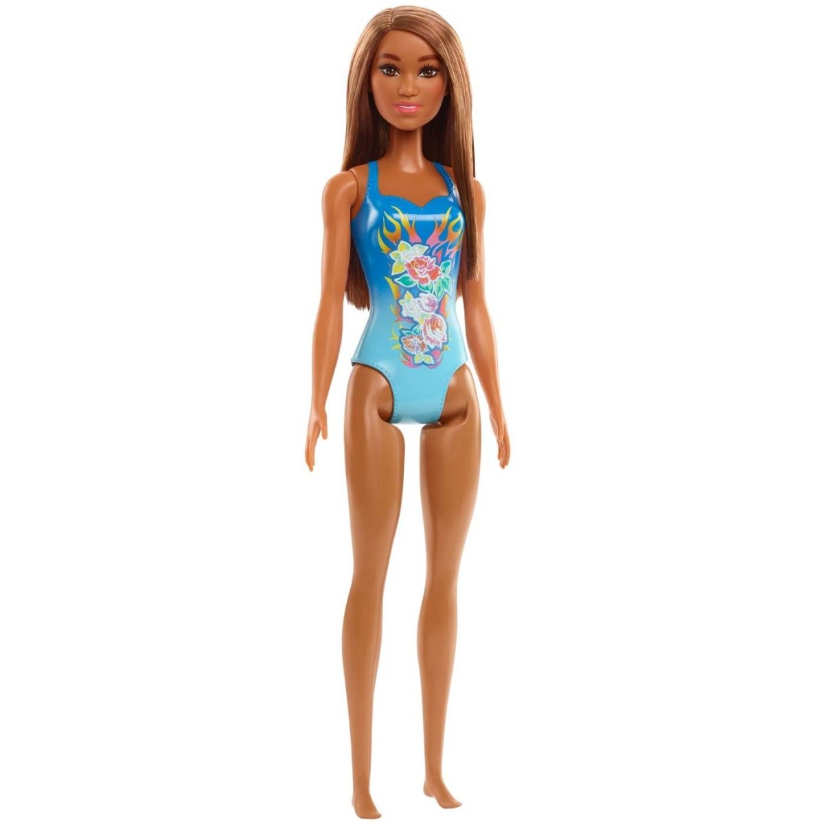 PAPUSA BARBIE SATENA CU COSTUM DE BAIE ALBASTRU Atelieru' lui Mesterica | Jucarii, haine si incaltaminte pentru copii
