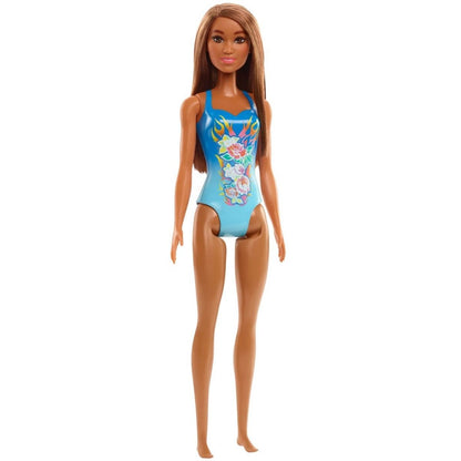 PAPUSA BARBIE SATENA CU COSTUM DE BAIE ALBASTRU Atelieru' lui Mesterica | Jucarii, haine si incaltaminte pentru copii