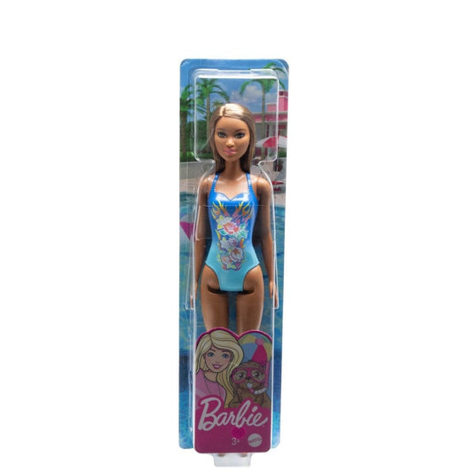 PAPUSA BARBIE SATENA CU COSTUM DE BAIE ALBASTRU Atelieru' lui Mesterica | Jucarii, haine si incaltaminte pentru copii