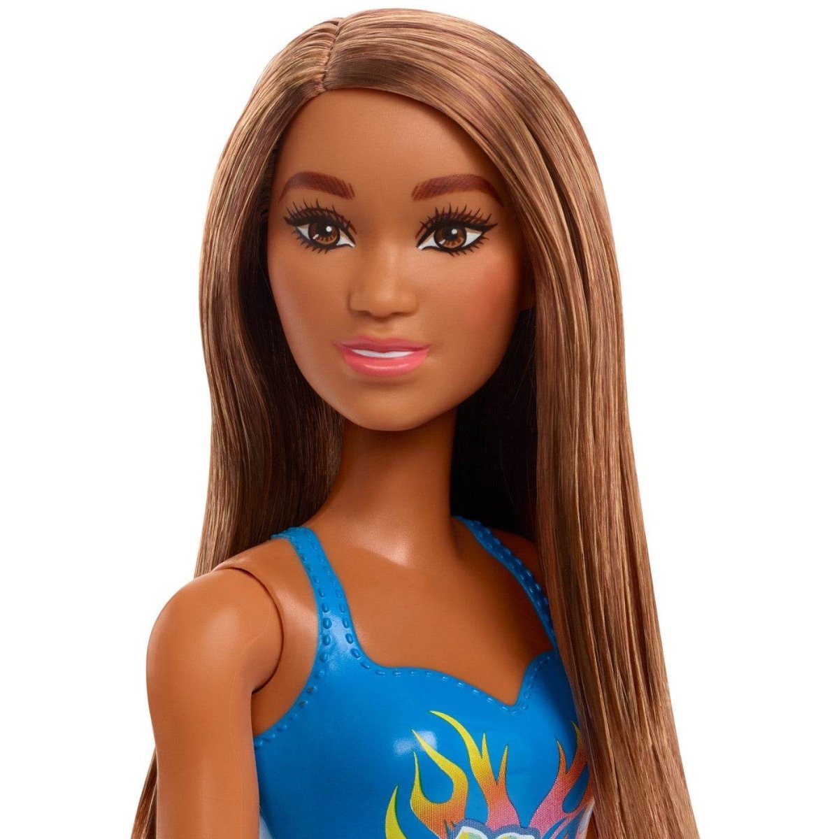 PAPUSA BARBIE SATENA CU COSTUM DE BAIE ALBASTRU Atelieru' lui Mesterica | Jucarii, haine si incaltaminte pentru copii