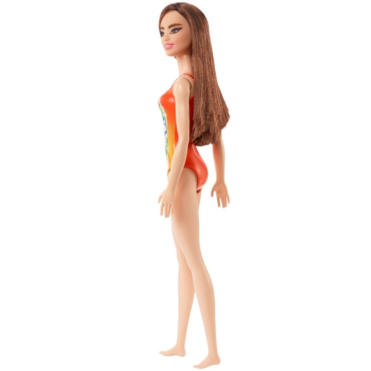 PAPUSA BARBIE SATENA CU COSTUM DE BAIE PORTOCALIU Atelieru' lui Mesterica | Jucarii, haine si incaltaminte pentru copii
