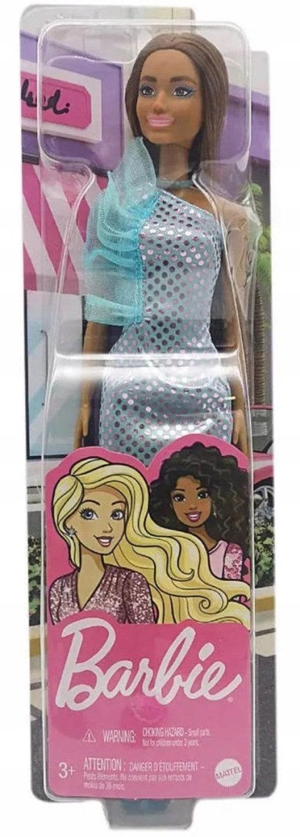 PAPUSA BARBIE TINUTE STRALUCITOARE SATENA CU ROCHITA BLUE Atelieru' lui Mesterica | Jucarii, haine si incaltaminte pentru copii