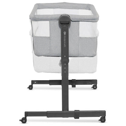PATUT CO-SLEEPER KINDERKRAFT NESTE UP 2, GRI DESCHIS - Atelieru' lui Mesterica