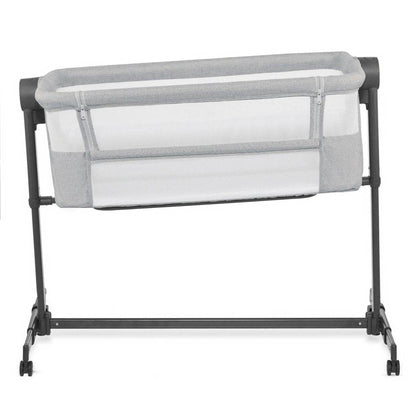 PATUT CO-SLEEPER KINDERKRAFT NESTE UP 2, GRI DESCHIS - Atelieru' lui Mesterica