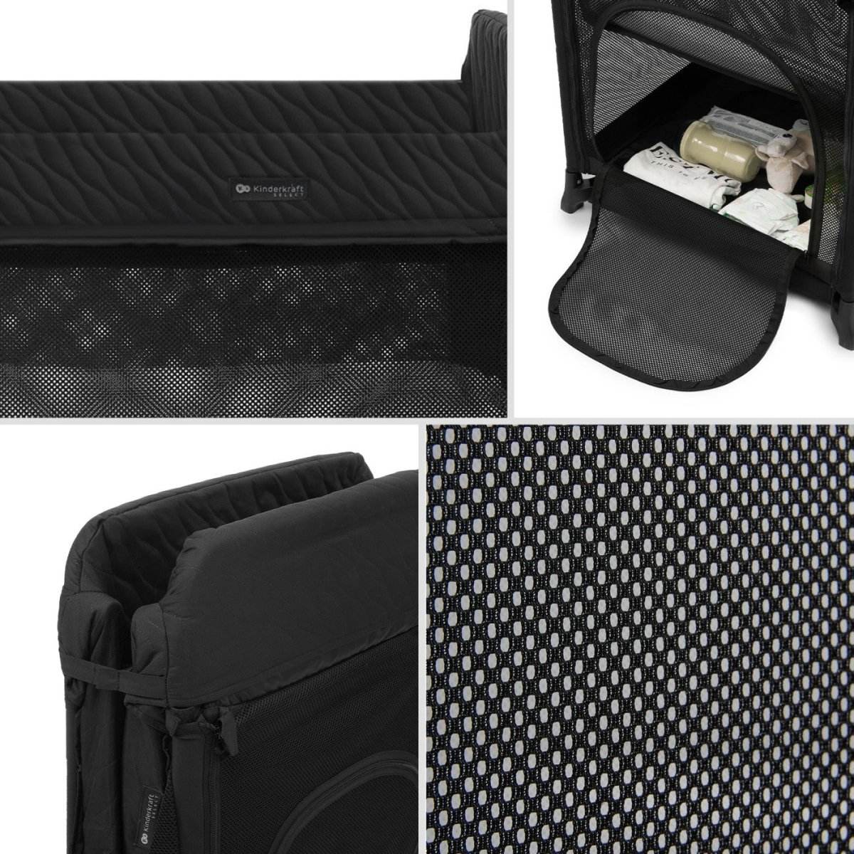 PATUT DE CALATORIE KINDERKRAFT MOON DREAM, BLACK - Atelieru' lui Mesterica