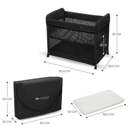 PATUT DE CALATORIE KINDERKRAFT MOON DREAM, BLACK Atelieru' lui Mesterica | Jucarii, haine si incaltaminte pentru copii