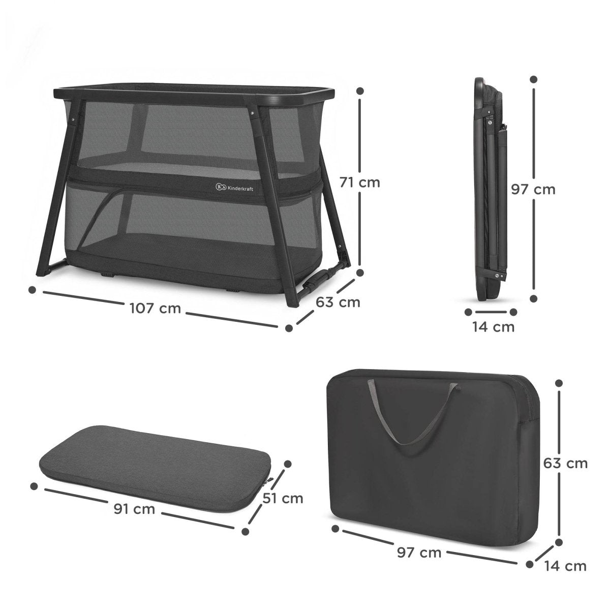 PATUT DE CALATORIE KINDERKRAFT SOFI PLUS, 4 IN 1, GREY Atelieru' lui Mesterica | Jucarii, haine si incaltaminte pentru copii