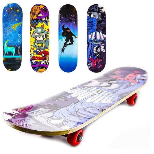 Placa skateboard din lemn, 60 cm Atelieru' lui Mesterica | Jucarii, haine si incaltaminte pentru copii