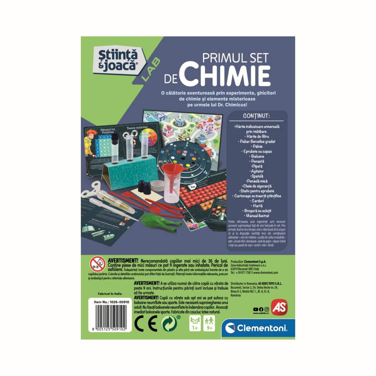 PRIMUL SET DE CHIMIE STIINTA JOACA - Atelieru' lui Mesterica