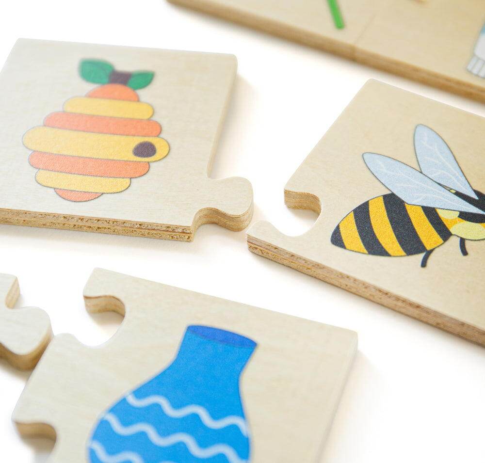 Puzzle din lemn - Perechea potrivita Atelieru' lui Mesterica | Jucarii, haine si incaltaminte pentru copii