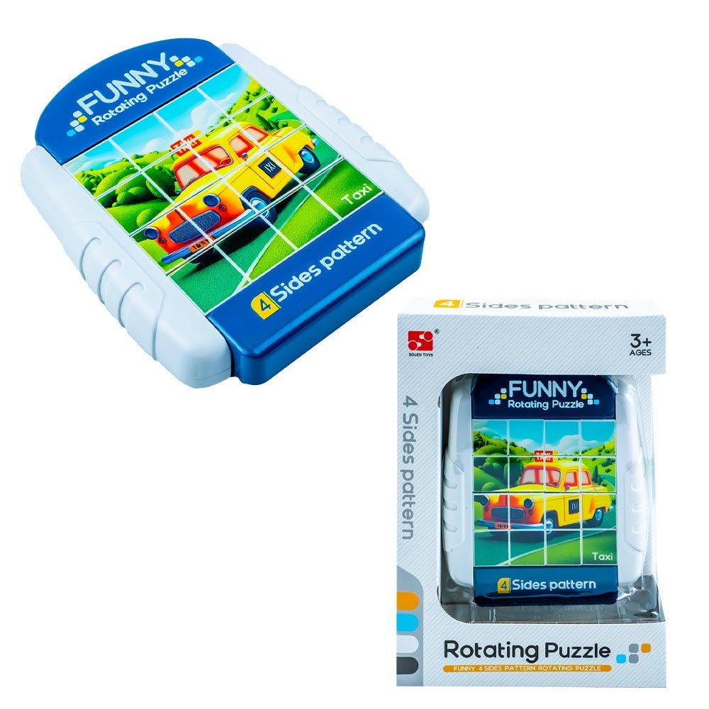 Puzzle educativ, cu 4 fete, Autovehicule Atelieru' lui Mesterica | Jucarii, haine si incaltaminte pentru copii