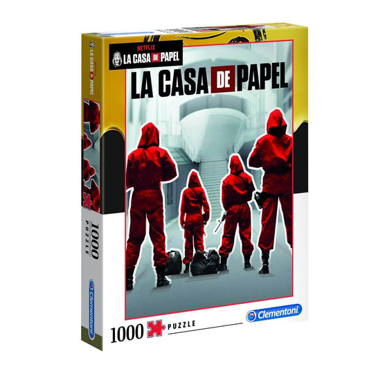 PUZZLE LA CASA DE PAPEL 1000 DE PIESE CLEMENTONI - Atelieru' lui Mesterica