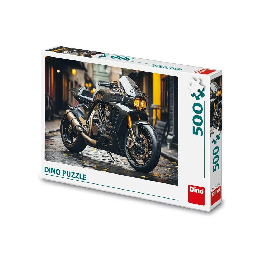 Puzzle Motocicleta, 500 piese - DINO TOYS Atelieru' lui Mesterica | Jucarii, haine si incaltaminte pentru copii