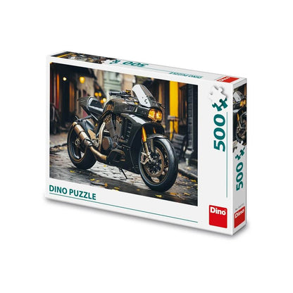 Puzzle Motocicleta, 500 piese - DINO TOYS Atelieru' lui Mesterica | Jucarii, haine si incaltaminte pentru copii