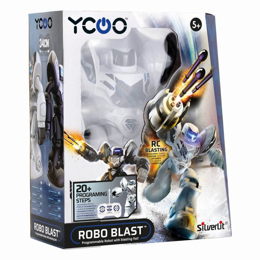 ROBOT ELECTRONIC ROBO BLAST ALB - Atelieru' lui Mesterica