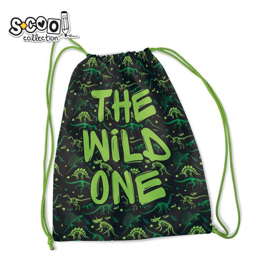 Sac sport THE WILDE ONE, 46x35.5 cm - S - COOL Atelieru' lui Mesterica | Jucarii, haine si incaltaminte pentru copii