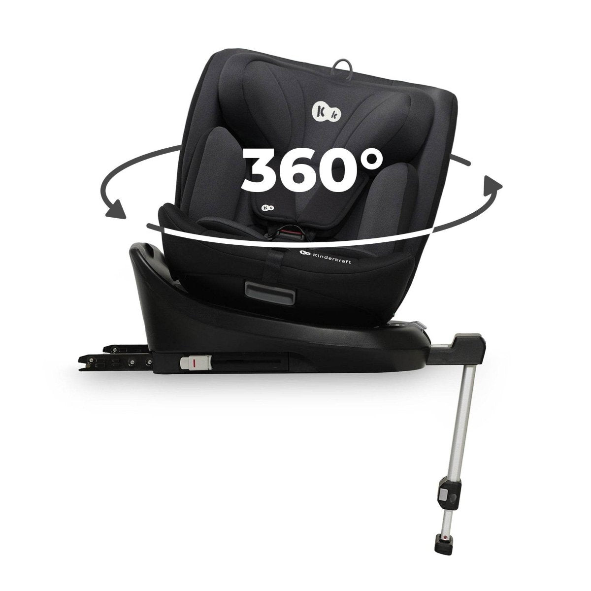 SCAUN AUTO I - SIZE, 40 - 150 CM, KINDERKRAFT I - 360, BLACK Atelieru' lui Mesterica | Jucarii, haine si incaltaminte pentru copii