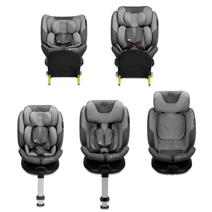 SCAUN AUTO KINDERKRAFT I - FIX, I - SIZE 40 - 150 CM, COOL GREY Atelieru' lui Mesterica | Jucarii, haine si incaltaminte pentru copii