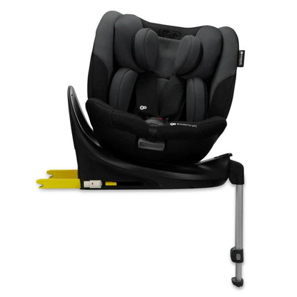 SCAUN AUTO KINDERKRAFT I-FIX, I-SIZE 40-150 CM, GRAPHITE BLACK - Atelieru' lui Mesterica