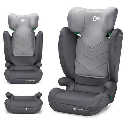 SCAUN AUTO KINDERKRAFT I - SPARK, I - SIZE 100 - 150 CM, GREY Atelieru' lui Mesterica | Jucarii, haine si incaltaminte pentru copii