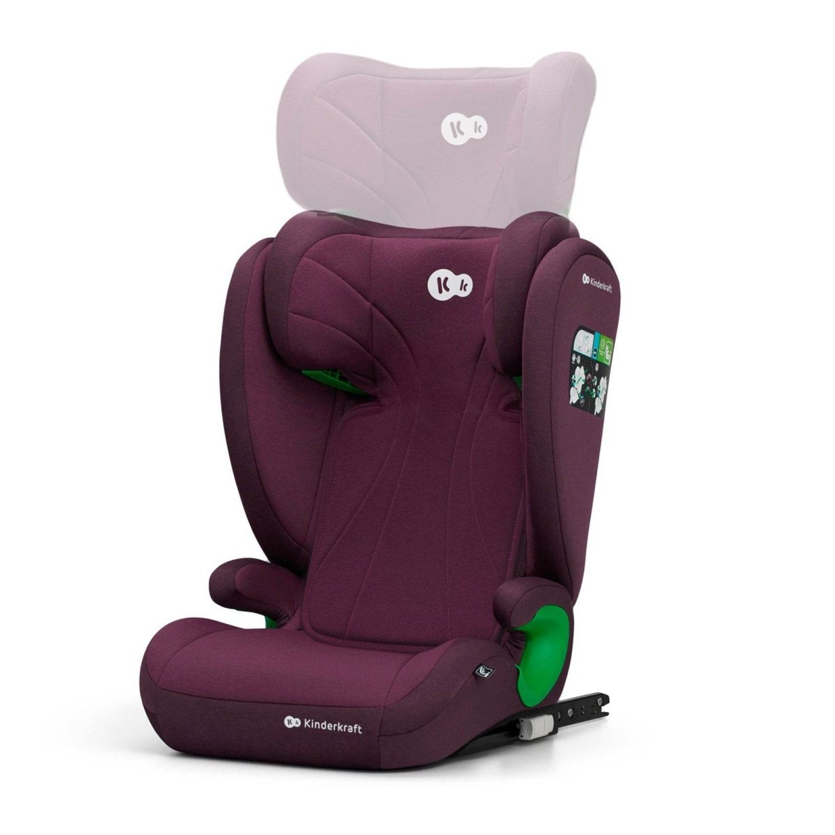 SCAUN AUTO KINDERKRAFT JUNIOR FIX2, I - SIZE 100 - 150 CM, CHERRY RED Atelieru' lui Mesterica | Jucarii, haine si incaltaminte pentru copii