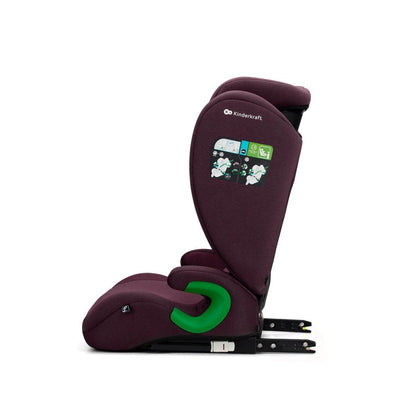 SCAUN AUTO KINDERKRAFT JUNIOR FIX2, I - SIZE 100 - 150 CM, CHERRY RED Atelieru' lui Mesterica | Jucarii, haine si incaltaminte pentru copii