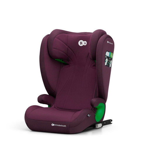 SCAUN AUTO KINDERKRAFT JUNIOR FIX2, I - SIZE 100 - 150 CM, CHERRY RED Atelieru' lui Mesterica | Jucarii, haine si incaltaminte pentru copii