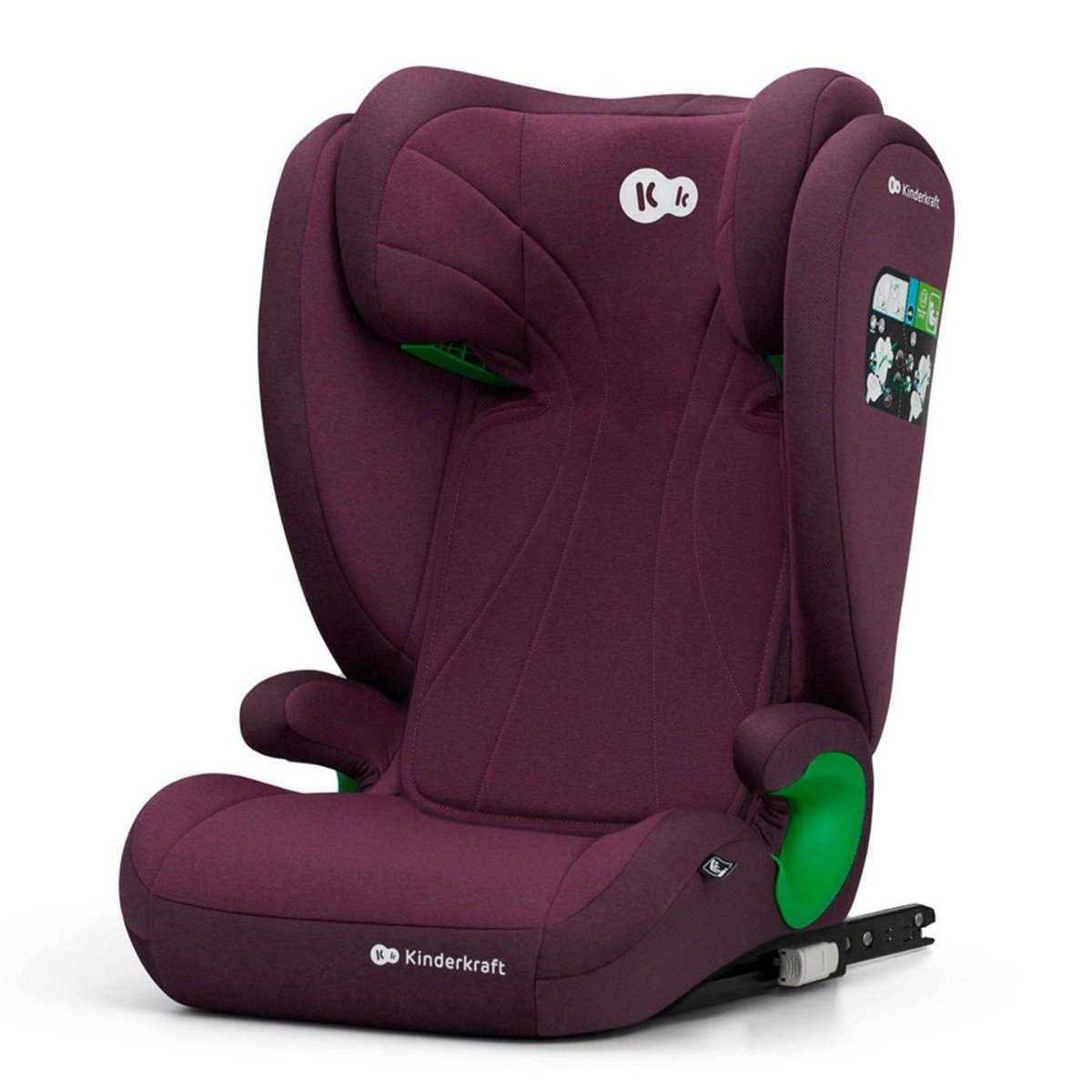 SCAUN AUTO KINDERKRAFT JUNIOR FIX2, I - SIZE 100 - 150 CM, CHERRY RED Atelieru' lui Mesterica | Jucarii, haine si incaltaminte pentru copii