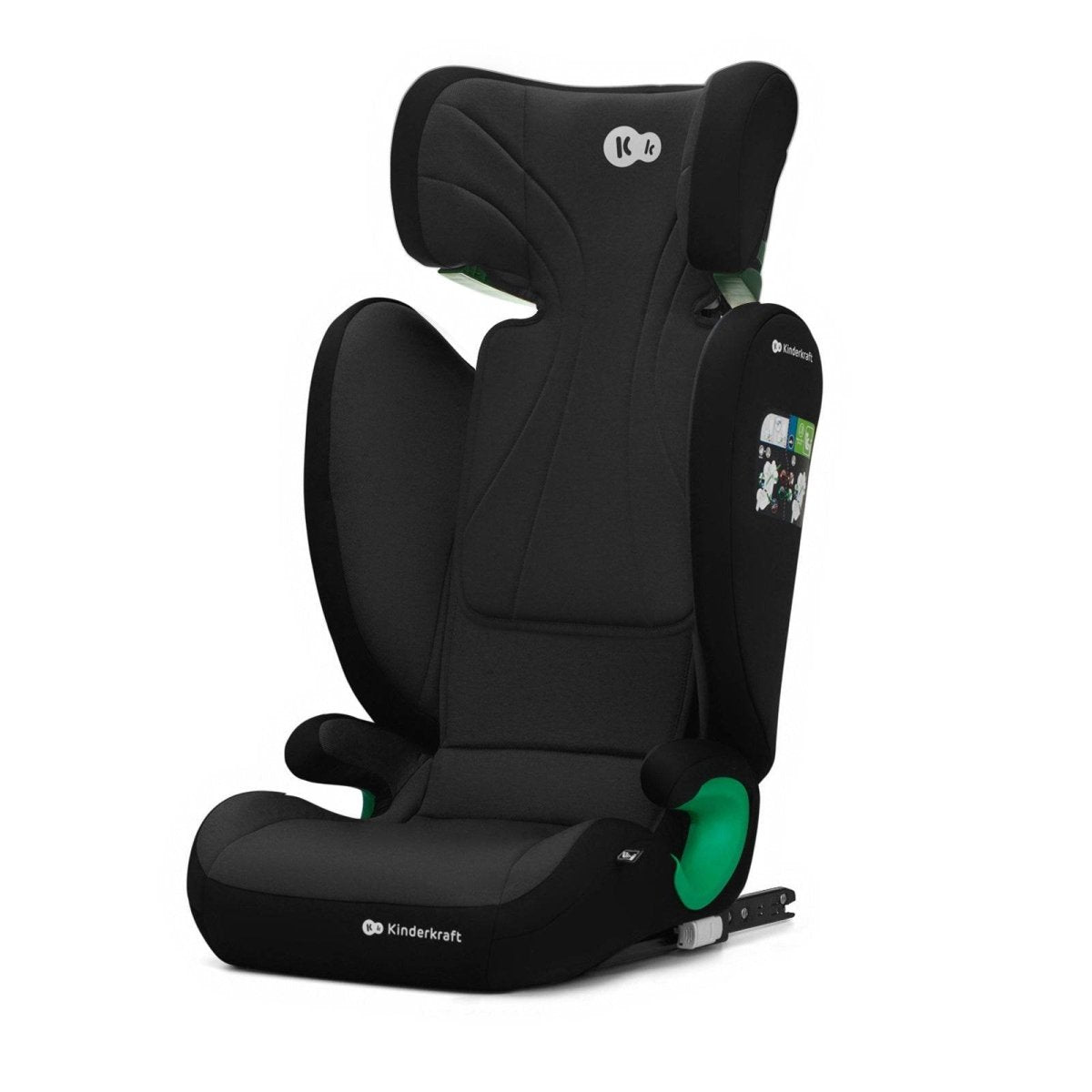 SCAUN AUTO KINDERKRAFT JUNIOR FIX2, I - SIZE 100 - 150 cm, GRAPHITE BLACK Atelieru' lui Mesterica | Jucarii, haine si incaltaminte pentru copii